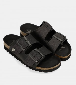 Anekke Black Bio Sandals Sandalen Damen | QLOGK-0461