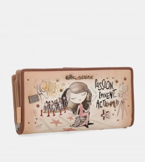 Anekke Hollywood Large Rfid Wallet Geldbörse Damen | FSHKC-1806